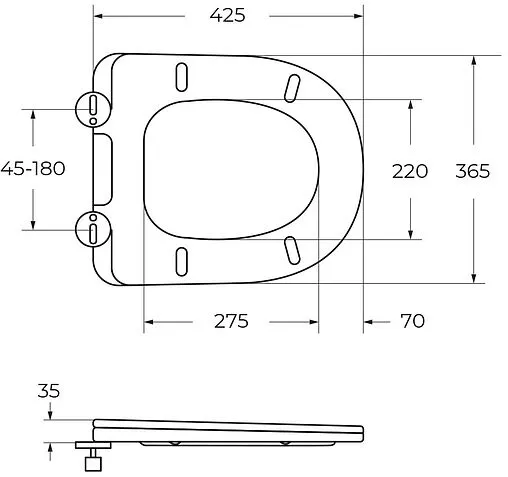Крышка-сиденье для унитаза с микролифтом BelBagno Colorato черный матовый BB062SC-MB
