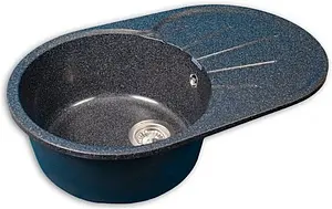 Мойка кухонная GranFest Rondo R-750L черный Мойка кухонная GranFest Rondo R-750L черный, 1