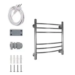 Полотенцесушитель электрический лесенка Energy Ergo 600х500 полированная сталь, 2