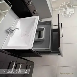 Тумба-умывальник подвесная Aquaton Валенсия 110 гранат 1A1237K0VA340 Тумба-умывальник подвесная Aquaton Валенсия 110 гранат 1A1237K0VA340, 5