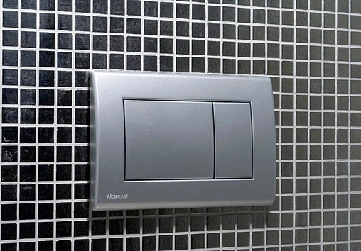 Клавиша смыва для унитаза AlcaPlast M271 хром глянцевый