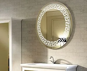 Зеркало с подсветкой Continent Meander Led 77 белый ЗЛП53, 4