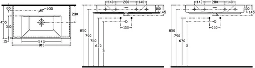 Раковина ISVEA SistemaV 80 белый 1050080