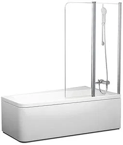 Шторка на ванну 1000мм прозрачное стекло Ravak Chrome CVS2-100 R 7QRA0100Z1 Шторка на ванну 1000мм прозрачное стекло Ravak Chrome CVS2-100 R 7QRA0100Z1, 1