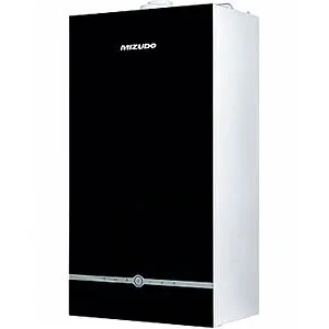 Настенный газовый котел двухконтурный турбированный 24кВт Mizudo GB M24T черная панель БП-00002081, 5