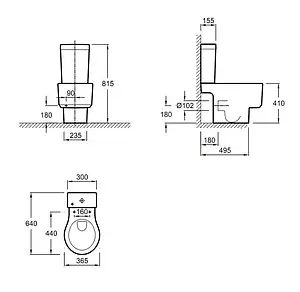 Бачок для унитаза Jacob Delafon Formilia белый E4771-00, 2