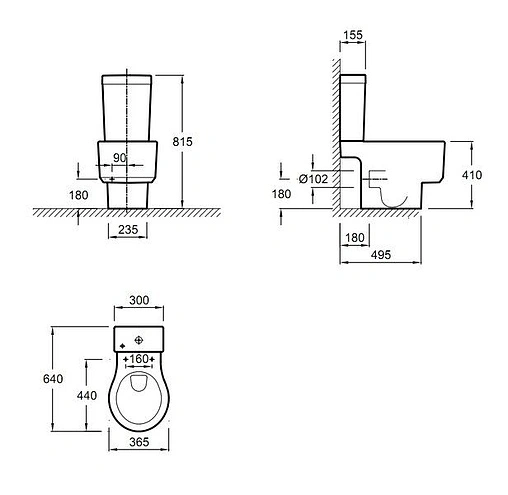 Бачок для унитаза Jacob Delafon Formilia белый E4771-00