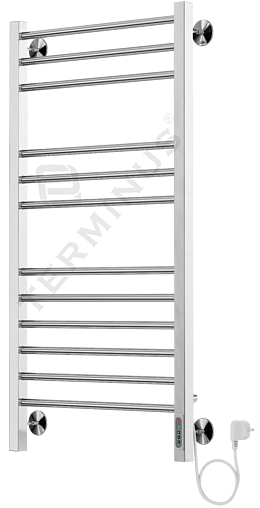 Полотенцесушитель электрический лесенка Terminus Сицилия П12 993х530 полированная сталь 4660059580296
