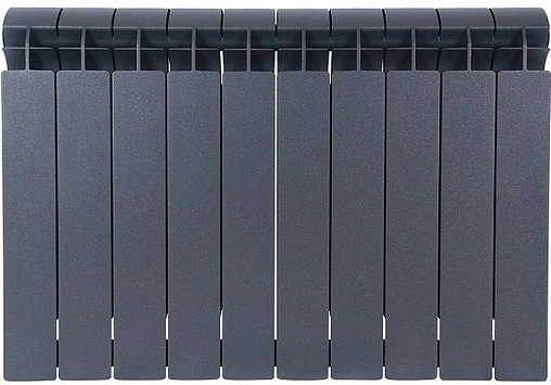 Радиатор биметаллический 10 секций Global Style Plus 500 черный