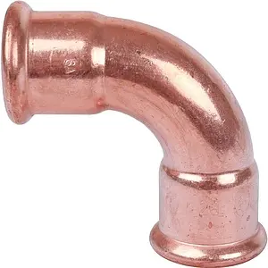 Уголок пресс двухраструбный 28мм угол 90° Sanha 6002A 16002A28 Уголок пресс двухраструбный 28мм угол 90° Sanha 6002A 16002A28, 2