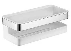 Полка Keuco Collection Moll хром/белый 12758010000 Полка Keuco Collection Moll хром/белый 12758010000, 1