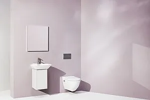 Тумба-умывальник подвесной Laufen INO 31.8 R белый матовый 4.2535.2.030.170.1+8.1030.2.000.104.1, 3