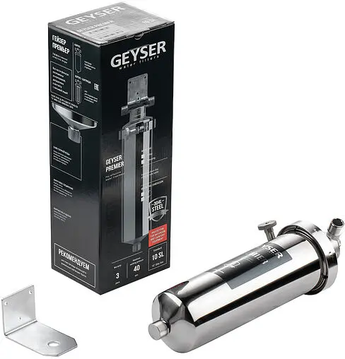 Корпус фильтра ½&quot;н x ½&quot;н Slim Line 10&quot; Гейзер Премьер 50752