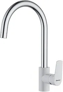 Смеситель для кухни Damixa Origin Balance белый/хром 790730000 Смеситель для кухни Damixa Origin Balance белый/хром 790730000, 3