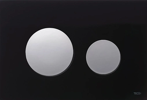 Клавиша смыва для унитаза TECEloop Modular кнопки/хром глянцевый, стекло на выбор