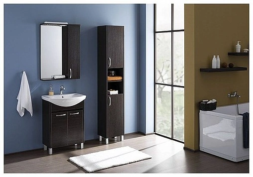 Тумба под умывальник напольная Aquanet Донна 60 венге 00168941