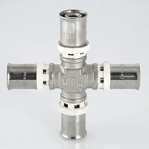 Крестовина пресс редукционная 20мм x 16мм x 20мм x 16мм Valtec VTm.241.N.201620 Крестовина пресс редукционная 20мм x 16мм x 20мм x 16мм Valtec VTm.241.N.201620