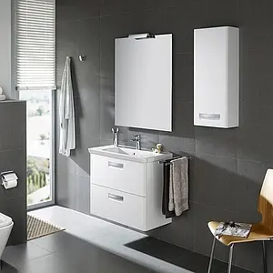 Тумба-умывальник подвесная Roca GAP 70 белый матовый ZRU9302733+327471000 Тумба-умывальник подвесная Roca GAP 70 белый матовый ZRU9302733+327471000, 3