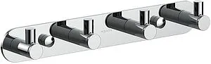 Планка с 4-мя крючками Aquatek Европа хром AQ4123CR Планка с 4-мя крючками Aquatek Европа хром AQ4123CR, 1