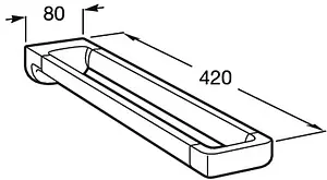 Полотенцедержатель Roca Tempo хром 817031001, 2