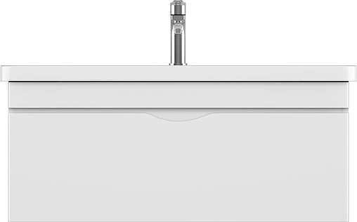 Тумба-умывальник подвесная ISVEA Neo 100 белый 21NGS301100E Тумба-умывальник подвесная ISVEA Neo 100 белый 21NGS301100E