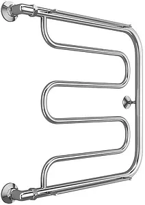 Полотенцесушитель водяной Terminus Фокстрот 1&quot; БШ 600х600 полированная сталь 4620768881107, 1