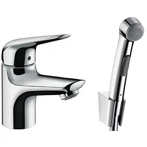 Смеситель для раковины с гигиеническим душем Hansgrohe Novus 70 хром 71144000, 1