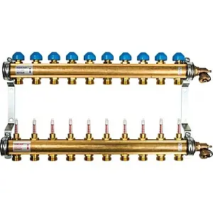 Группа коллекторная с расходомерами 10 отводов 1"в/в x ¾"ек Watts HKV/T 10004204 Группа коллекторная с расходомерами 10 отводов 1"в/в x ¾"ек Watts HKV/T 10004204, 1