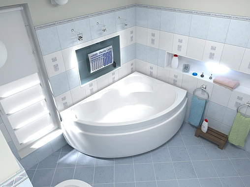 Ванна акриловая Bas Лагуна 170x110 R В00020