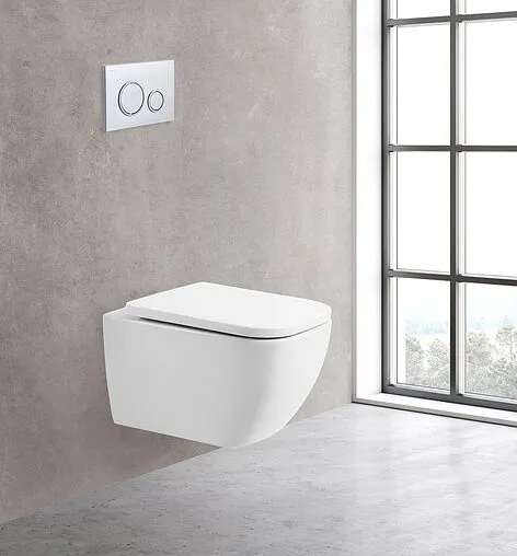 Унитаз подвесной безободковый BelBagno Alpina белый BB10100CHR/SC Унитаз подвесной безободковый BelBagno Alpina белый BB10100CHR/SC