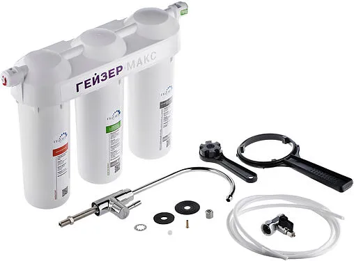 Фильтр под мойку для жесткой и сверхжесткой воды Гейзер Макс 16024