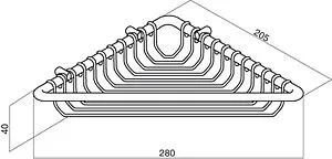 Мыльница Am.Pm 5 O Clock золото A2534601 Мыльница Am.Pm 5 O Clock золото A2534601, 2