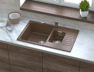 Мойка кухонная GranFest Quarz GF-Z21K белый Мойка кухонная GranFest Quarz GF-Z21K белый, 4