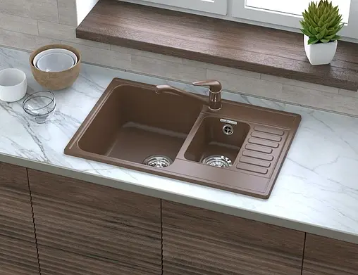 Мойка кухонная GranFest Quarz GF-Z21K белый