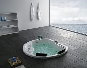 Ванна акриловая с гидромассажем Gemy 185x162 G9053 O Ванна акриловая с гидромассажем Gemy 185x162 G9053 O, 3