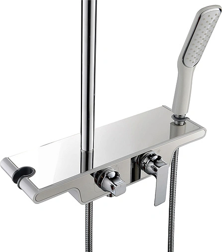 Душевая система со смесителем для ванны Lemark Tropic хром LM7006C