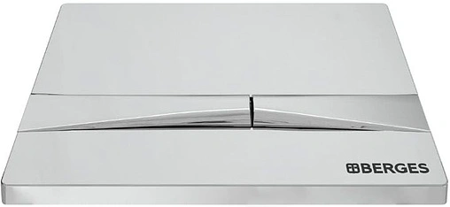 Клавиша смыва для унитаза BERGES Novum F3 040053 хром глянцевый