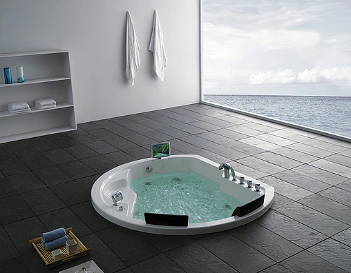 Ванна акриловая с гидромассажем Gemy 185x162 G9053 O