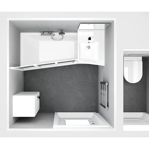 Ванна акриловая Ravak BE HAPPY II 160x75 Р C971000000