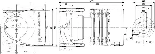 Насос циркуляционный Grundfos MAGNA1 100-60 F 99221444 Насос циркуляционный Grundfos MAGNA1 100-60 F 99221444
