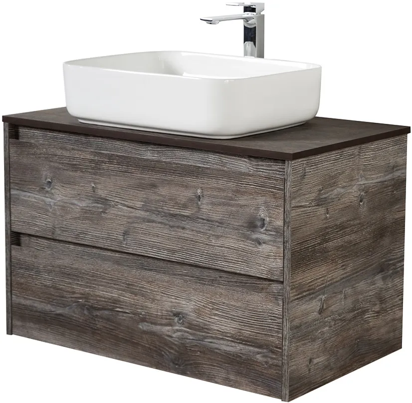 Тумба-умывальник подвесная BelBagno KRAFT 80 Pino Pasadena KRAFT-800-2C-SO-PP+ Тумба-умывальник подвесная BelBagno KRAFT 80 Pino Pasadena KRAFT-800-2C-SO-PP+, 4