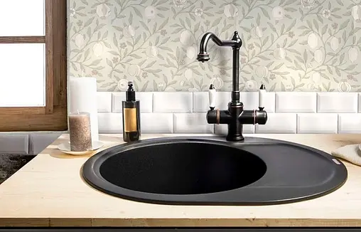 Мойка кухонная Omoikiri Manmaru 62-BL черный 4993355