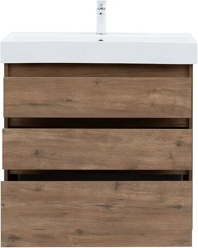 Тумба под умывальник напольная Aquanet Nova Lite 85 дуб рустикальный 00302477