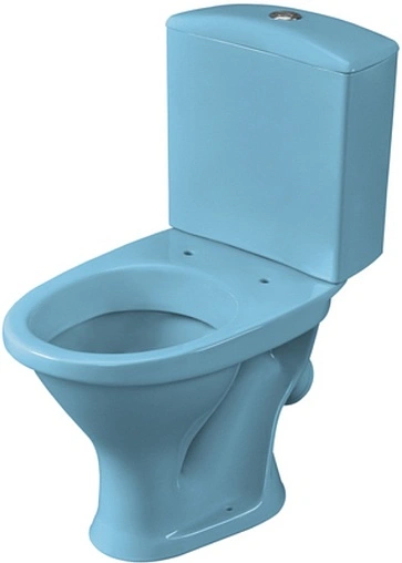 Унитаз-компакт Santeri Вест голубой 1.P201.8.S06.00B.F