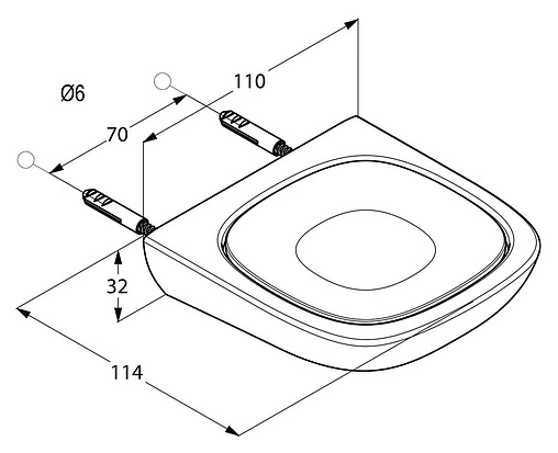 Мыльница Kludi Ambienta хром/белый 5398505