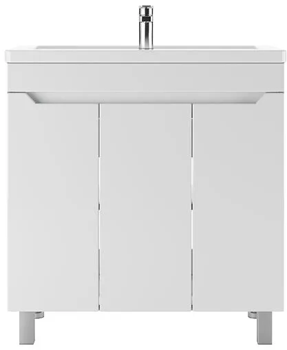 Тумба-умывальник напольная Айсберг Мечта 80 белый DM2325T+1WH302251