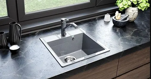 Мойка кухонная Ulgran UB-406-343 антрацит
