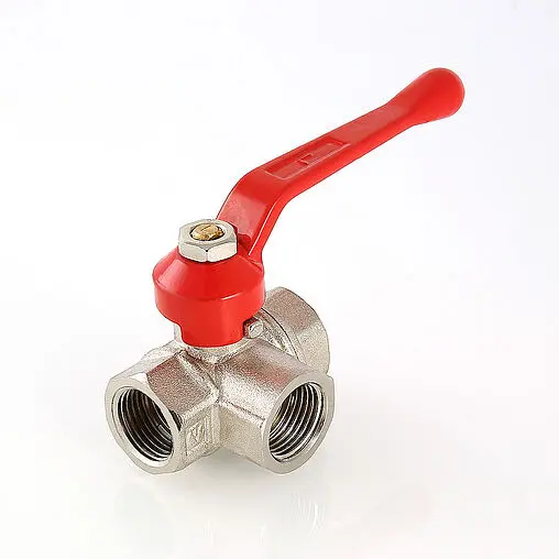 Кран шаровый трехходовой/L ½&quot;в x ½&quot;в x ½&quot;в Valtec VT.360.N.04