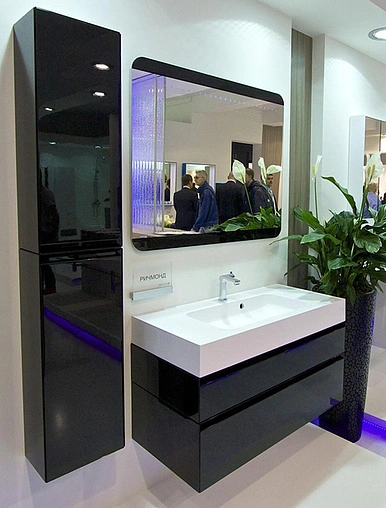 Шкаф Aquaton Ричмонд 30 R чёрный 1A145503RD95P