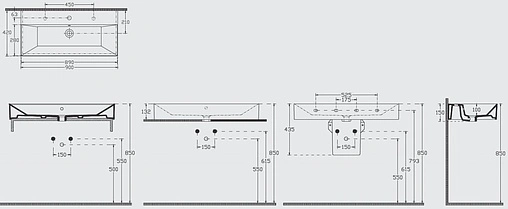 Раковина ISVEA SistemaZ Frame 90 белый 10SF50090